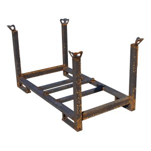 Paleta stalowa do transportu i magazynowania podpór budowlanych